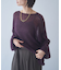 【WEB先行予約】モヘアタッチシアーニット