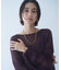 【WEB先行予約】モヘアタッチシアーニット
