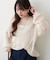 【WEB先行予約】モヘアタッチシアーニット