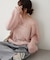 【WEB先行予約】モヘアタッチシアーニット