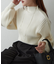 【WEB先行予約】ボトルネックリブプルオーバー