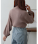 【WEB先行予約】ボトルネックリブプルオーバー
