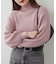 【WEB先行予約】ボトルネックリブプルオーバー