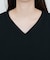 【natural couture】セットアップ対応Ｖネックシンプルニット