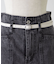 【RMAF】ベルト付ショートデニムパンツ