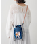 【WEB限定】アニマル刺繍コードショルダーポーチ