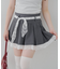 【RMAF】レースリボンプリーツミニスカート