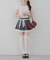 【RMAF】レースリボンプリーツミニスカート