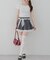 【RMAF】レースリボンプリーツミニスカート