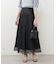 【natural couture】レース付きバイヤススカート