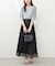 【natural couture】レース付きバイヤススカート