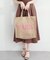 【natural couture】ロゴ入りジュートバッグ