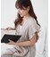 【continuer】一枚でらくちんオシャレ！シャーリングサロペット