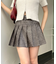 【RMAF】ベルト付合皮ミニスカート