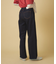 【nane】《サイズ展開有》ストレッチデニムフレアーパンツ