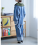 【NUNIFE】ロールアップデニムワイドパンツ
