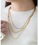 【nane】3連チェーンネックレス