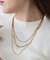 【nane】3連チェーンネックレス
