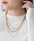 【nane】3連チェーンネックレス