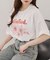 【RMAF】フラワー刺繍Tシャツ