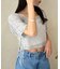 【one after another】袖ドロストトップス