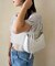 【one after another】袖ドロストトップス