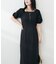 【natural couture】綿麻パフ袖ワンピース