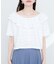 【natural couture】ワッフルフリルtops