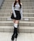 【ゆず@reve.perle_セレクト】ベロア＆ニットソーの2素材！