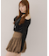 【ゆず@reve.perle_セレクト】ベロア＆ニットソーの2素材！