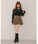 【ゆず@reve.perle_セレクト】ベロア＆ニットソーの2素材！