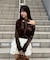 【ゆず@reve.perle_セレクト】ベロア＆ニットソーの2素材！