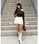 【ゆず@reve.perle_セレクト】ベロア＆ニットソーの2素材！
