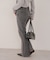 ストーン付デニムフレアパンツ