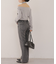 ストーン付デニムフレアパンツ