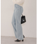 ストーン付デニムフレアパンツ