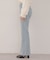 ストーン付デニムフレアパンツ
