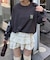 【リバイバル】袖ワッペンロンT