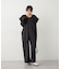 ピーチ起毛シャーリングサロペット