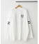 【NUNIFE】袖ラインナンバリングBIGTシャツ