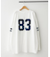 【NUNIFE】袖ラインナンバリングBIGTシャツ