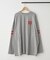 【NUNIFE】袖ラインナンバリングBIGTシャツ