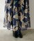 【natural couture】大花プリントメッシュスカート