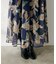 【natural couture】大花プリントメッシュスカート