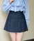 【one after another】プリーツミニスカパン