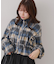 【RMAF】胸リボンチェックシャツ