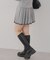 【RMAF】裾ライン入りプリーツミニスカート