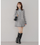 【RMAF】裾ライン入りプリーツミニスカート