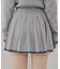 【セットアップ対応】裾ライン入りプリーツミニスカート