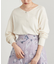 【natural couture】プチプラカシミアタッチVネックニット